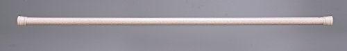 Royal Bath Steel Shower Curtain Tension Rod (41 inch - 76 inch Adjustable) - Antique White
