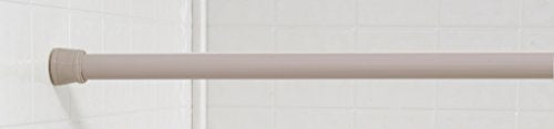 Royal Bath Steel Shower Curtain Tension Rod (41 inch - 76 inch Adjustable) - Linen