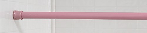 Royal Bath Steel Shower Curtain Tension Rod (41 inch - 76 inch Adjustable) - Rose