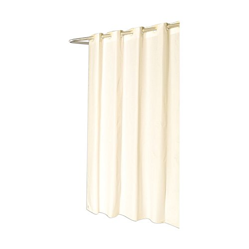 Park Avenue Deluxe Collection Park Avenue Deluxe Collection Extra Long EZ-ON? inch Checks inch Polyester Shower Curtain in Ivory