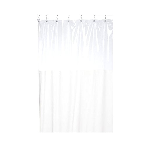 Park Avenue Deluxe Collection Park Avenue Deluxe Collection inch Window inch Vinyl Shower Curtain in Ivory