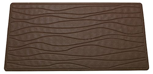 Royal Bath Slip Resistant Rubber Bath Mat (18 inch x 36 inch ) - Brown