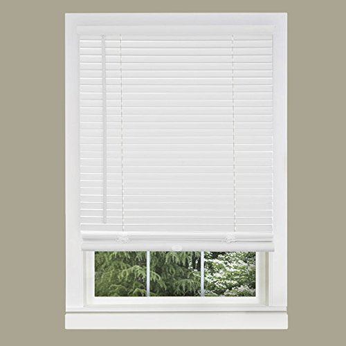 Park Avenue Collection Cordless GII Morningstar 1 inch Mini Blind 35x64 - Pearl White