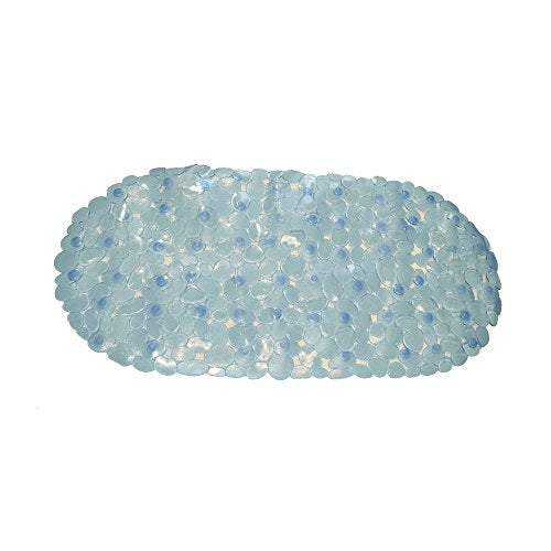 Park Avenue Deluxe Collection Park Avenue Deluxe Collection inch Pebbles inch Vinyl Slip-Resistant Bath Tub Mat in Slate