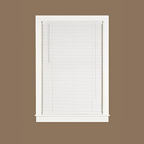 Ben&Jonah Collection Deluxe Sundown 1 inch Room Darkening Mini Blind 34x64 - White