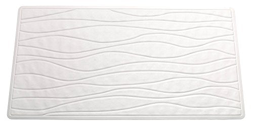 Royal Bath Slip Resistant Rubber Bath Mat (13 inch x 20 inch ) - White