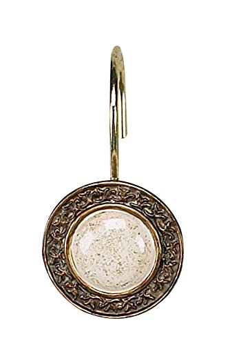 Park Avenue Deluxe Collection Park Avenue Deluxe Collection inch Andover inch Resin Shower Curtain Hooks
