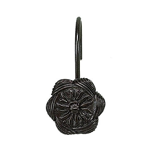 Park Avenue Deluxe Collection Park Avenue Deluxe Collection inch Auburn inch Resin Shower Curtain Hooks in Oil Rubbed Bronze