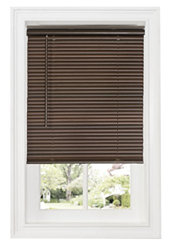 Ben&Jonah Collection Cordless GII Deluxe Sundown 1 inch Room Darkening Mini Blind 46x64 - Mahogany
