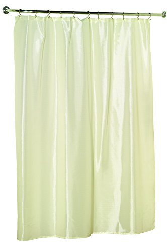 Royal Bath Collection Diamond-Piqued Dobby Fabric Shower Curtain 70 inch x 72 inch (Bone)