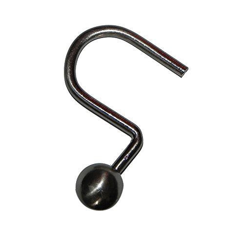 Park Avenue Deluxe Collection Park Avenue Deluxe Collection inch Ball inch Shower Curtain Hooks in Brushed Nickel