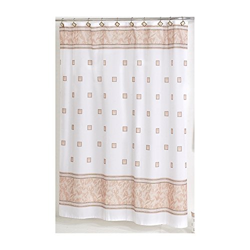 Park Avenue Deluxe Collection Park Avenue Deluxe Collection inch Windsor inch Fabric Shower Curtain in Ivory