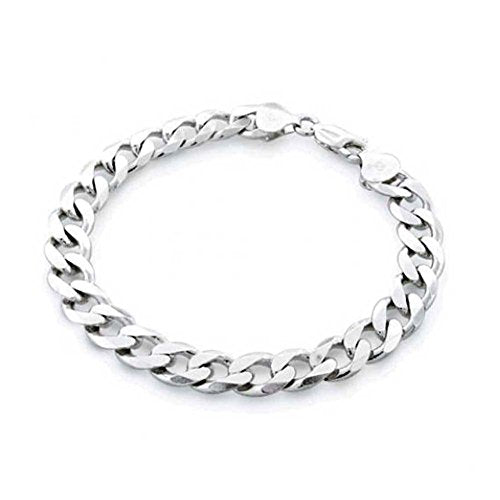 Ben & Jonah 925 Sterling Silver Curb Link Bracelet (8.15 inch L)