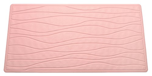 Royal Bath Slip Resistant Rubber Bath Mat (18 inch x 36 inch ) - Rose
