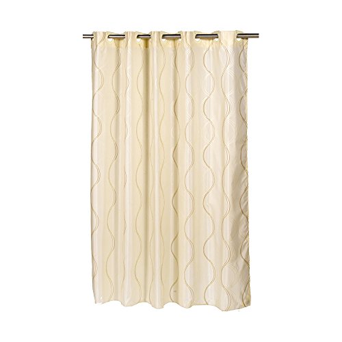 Park Avenue Deluxe Collection EZ-ON? inch Bristol inch Polyester Shower Curtain