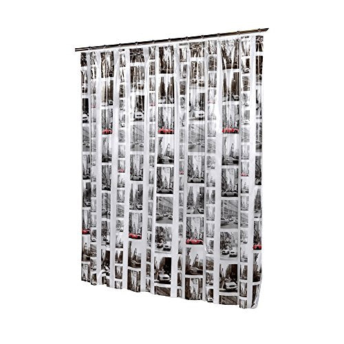 Park Avenue Deluxe Collection Park Avenue Deluxe Collection inch New York inch Vinyl Shower Curtain