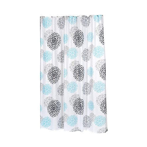 Park Avenue Deluxe Collection Extra Long inch Isabella inch Fabric Shower Curtain