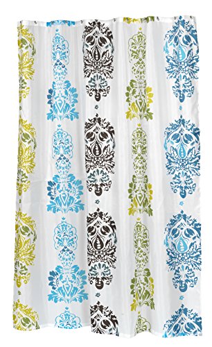 Totem Pole Extra Long Fabric Shower Curtain Size: 70 inch x 84 inch