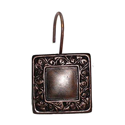 Park Avenue Deluxe Collection Park Avenue Deluxe Collection inch Lakewood inch Resin Shower curtain Hooks in Oil Rubbed Bronze