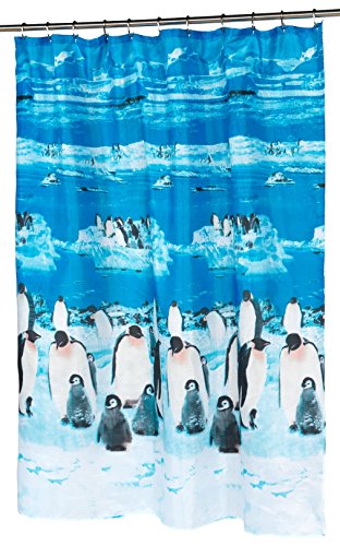 Arctic Chill Animal Fabric Shower Curtain Size: 70 inch x 72 inch