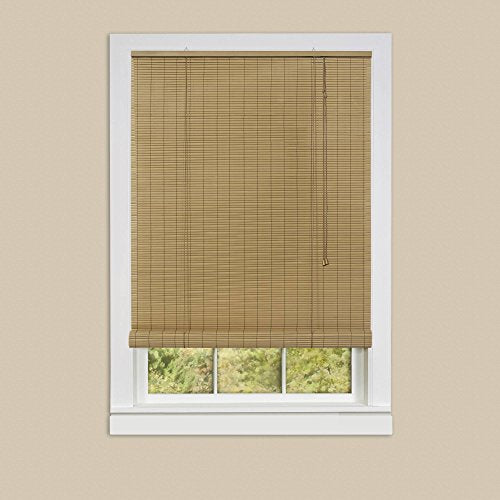 Sweet Roll Collection Set of 4 Woodtone Vinyl Roll-Up Blinds (30 inch x 72 inch )