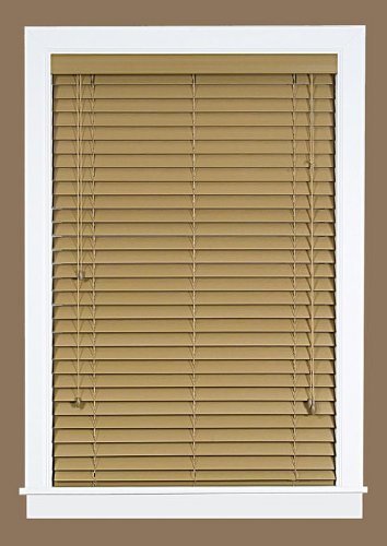 Park Avenue Collection Madera Falsa 2 inch Faux Wood Plantation Blind 35x64 - Maple
