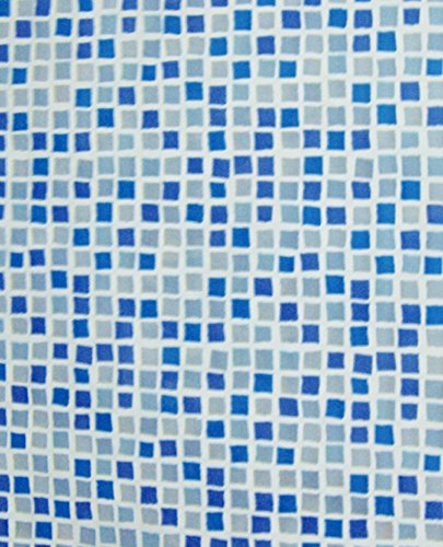 Park Avenue Deluxe Collection Park Avenue Deluxe Collection inch Mosaic inch Vinyl Shower Curtain