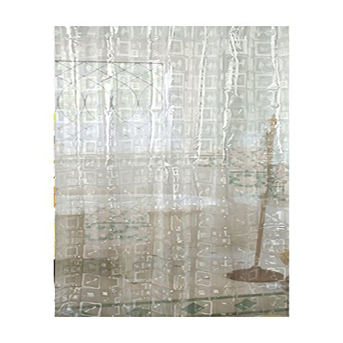 Park Avenue Deluxe Collection Park Avenue Deluxe Collection inch Geometric inch Vinyl Shower Curtain