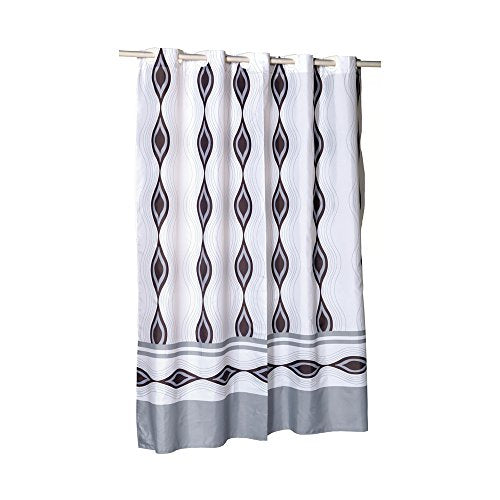 Park Avenue Deluxe Collection Park Avenue Deluxe Collection EZ-ON? inch Harlequin inch Polyester Shower Curtain