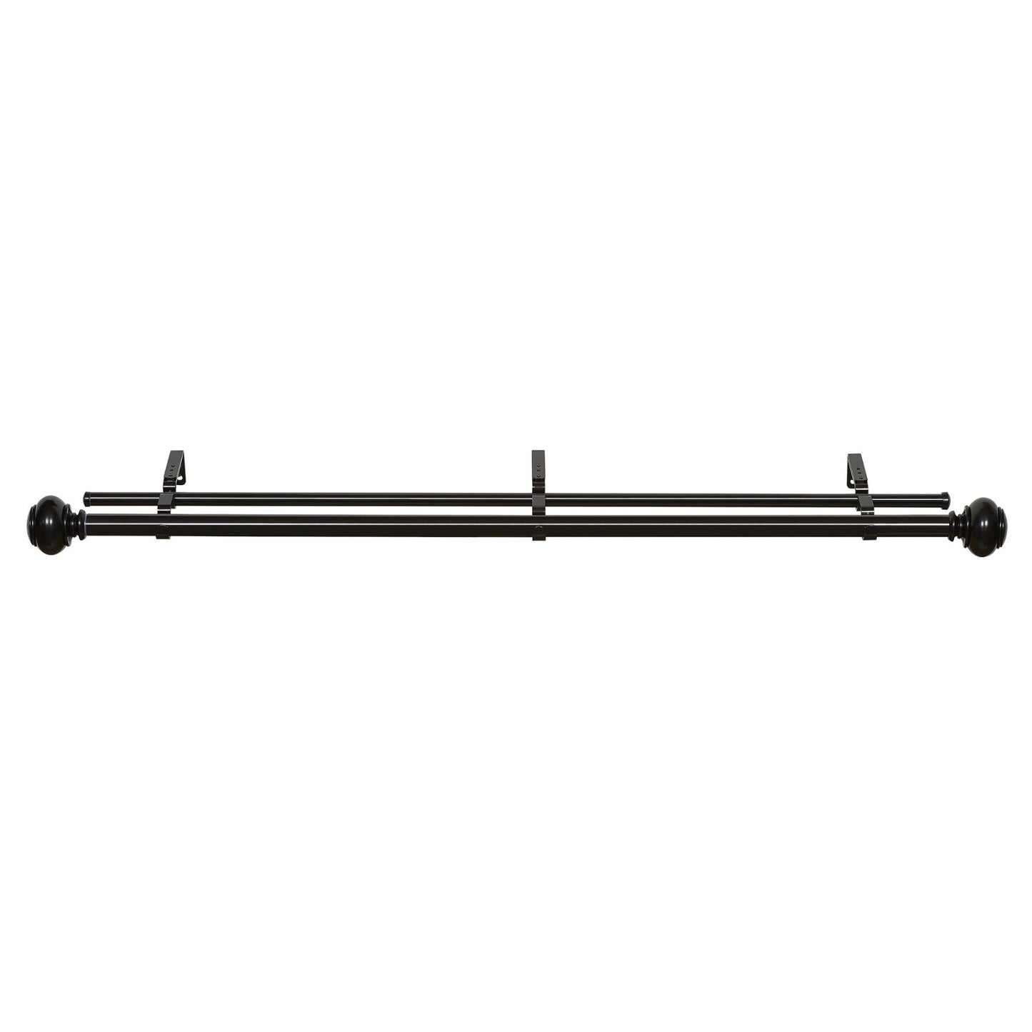 Traditional Elegance Decorative Double Rod & Finial Benjamin 72-144