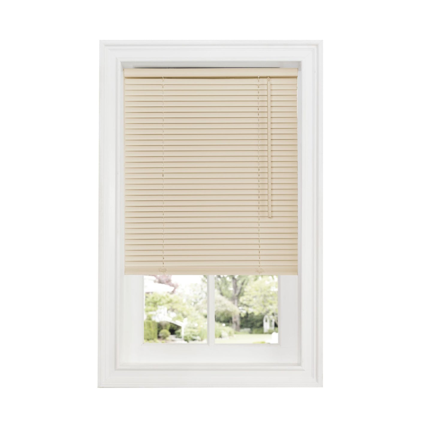 Traditional Elegance Cordless Anochecer Collection 1" Room Darkening Mini Blind 46x64 Alabaster