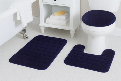 FonteLusso 3-Piece Bath Rug Set – Plush, Slip-Resistant, Machine Washable