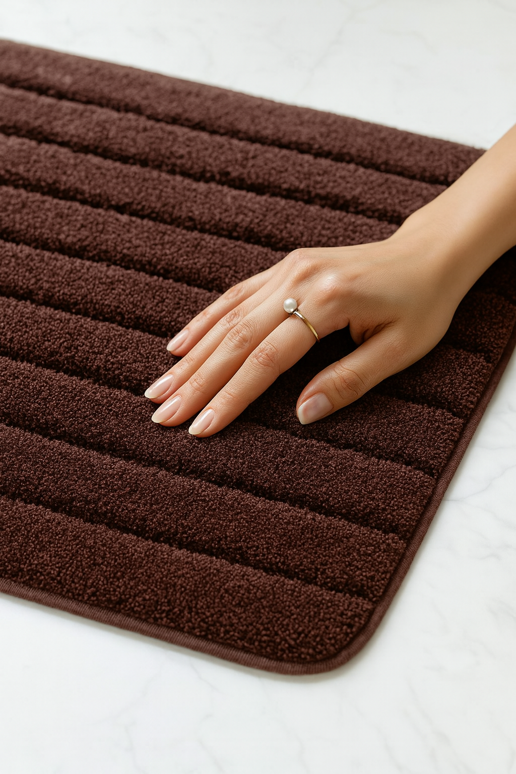 FonteLusso 3-Piece Bath Rug Set – Plush, Slip-Resistant, Machine Washable