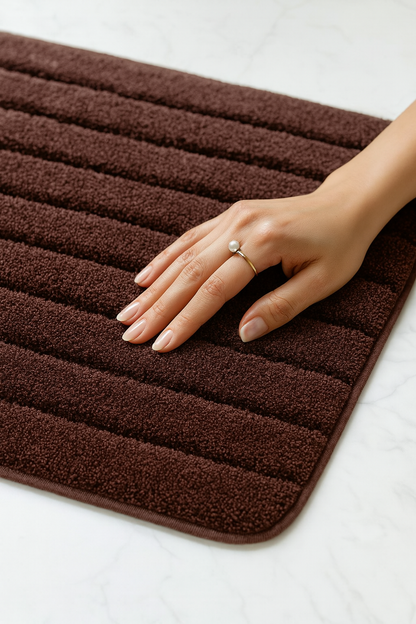 FonteLusso 3-Piece Bath Rug Set – Plush, Slip-Resistant, Machine Washable