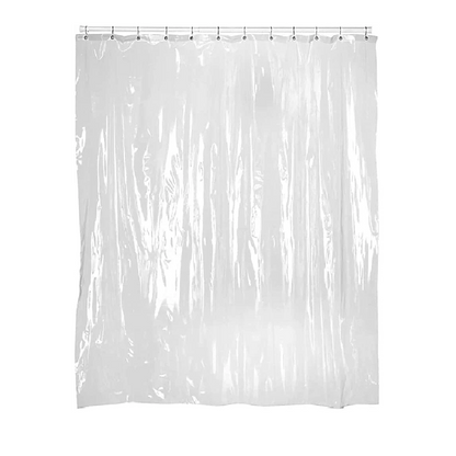 Ben & Jonah Extra Long and Heavy 10 Gauge PEVA Non-Toxic Shower Curtain Liner with Metal Grommets (72 inch  x 84 inch )