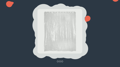 Ben & Jonah Extra Long and Heavy 10 Gauge PEVA Non-Toxic Shower Curtain Liner with Metal Grommets (72 inch  x 84 inch )