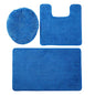 Simple Elegance by Ben&Jonah 3 Piece Bath Rug Set: 1 Bath Rug , 1 Contour Mat and 1 Toilet Seat Cover