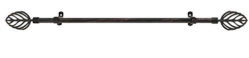Park Avenue Collection Metallo Decorative Rod & Finial Leaf 66-120