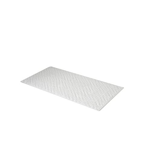 Park Avenue Deluxe Collection Park Avenue Deluxe Collection Medium (16'' x 28'') Slip-Resistant Rubber Bath Tub Mat in White