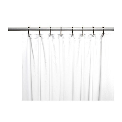 Park Avenue Deluxe Collection Park Avenue Deluxe Collection Extra Wide 5 Gauge Vinyl Liner w/ Metal Grommets in White