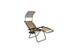 Patio Bliss GRAVITY FREE Chair with Sun-Shade and Cup Tray - Sand