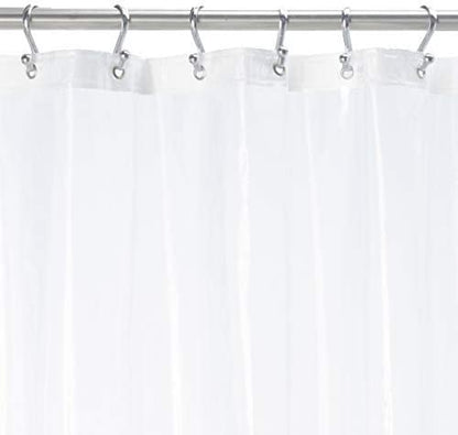 Ben & Jonah Extra Long and Heavy 10 Gauge PEVA Non-Toxic Shower Curtain Liner with Metal Grommets (72 inch  x 84 inch )