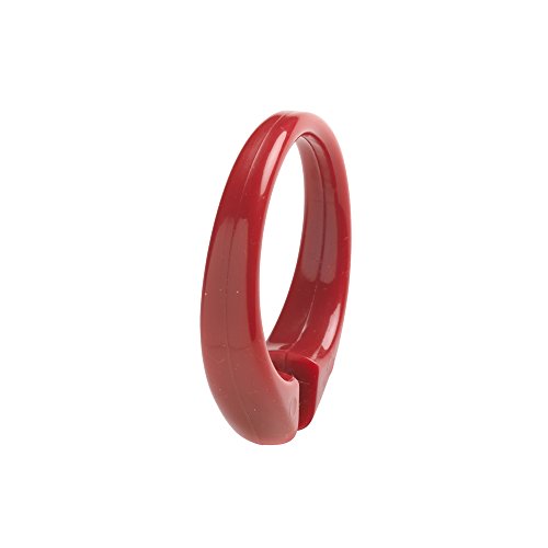 Park Avenue Deluxe Collection Park Avenue Deluxe Collection  inch Snap inch  Plastic Shower Curtain Hooks in Ruby