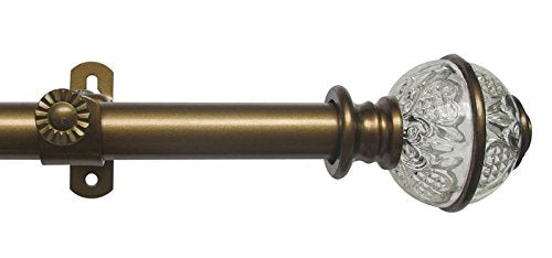 Park Avenue Collection Camino Decorative Rod & Finial Lancaster 66-120