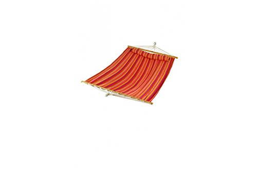 Patio Bliss Oversized Hammock with Spreader Bars and Pillow - Country Club