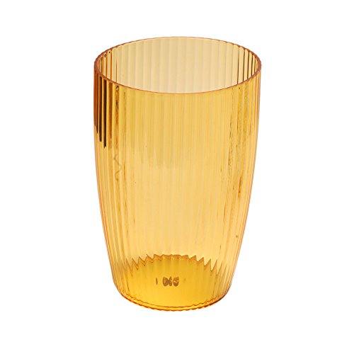 Park Avenue Deluxe Collection Park Avenue Deluxe Collection Orange Rib-Textured Waste Basket