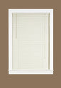 Midnight Collection 1-Inch Room Darkening Alabaster Mini Blind (36 inch  x 64 inch )