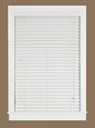 Park Avenue Collection Madera Falsa 2 inch  Faux Wood Plantation Blind 31x64 - White
