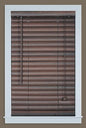 Park Avenue Collection Luna 2 inch  Vinyl Venetian Blind with 2 in. Valance 29x64 - Mahogany