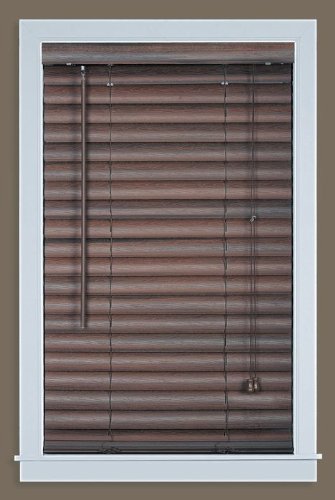 Park Avenue Collection Luna 2 inch  Vinyl Venetian Blind with 2 in. Valance 36x64 - Mahogany